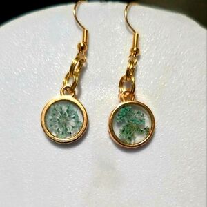 Handmade pressed pendant